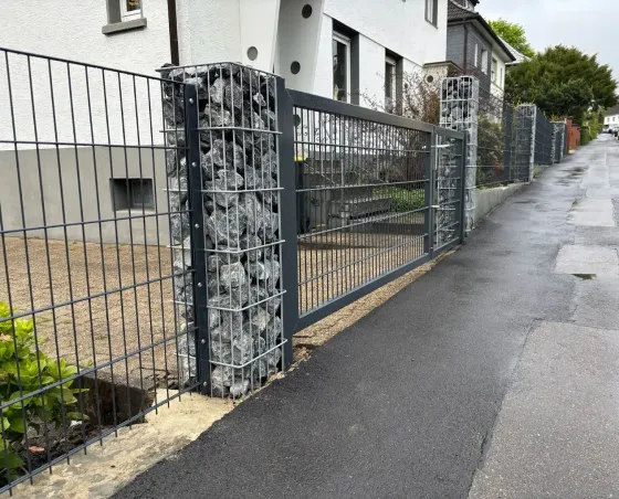 Gabionen und Steinzäune in Coburg - fachgerechte Ausführung vor Ort